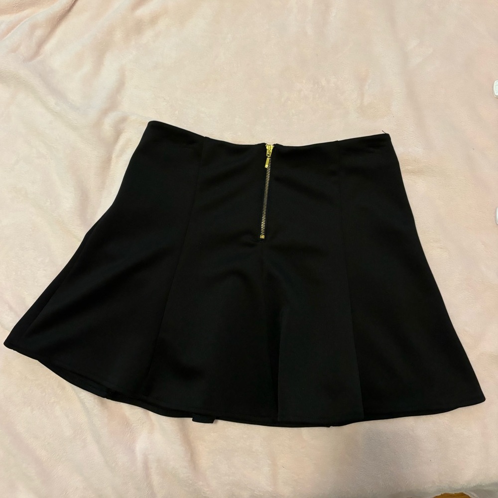 Princess Vera Wang Black A-line Flare Mini Skirt - Size 11 - Picture 2 of 10